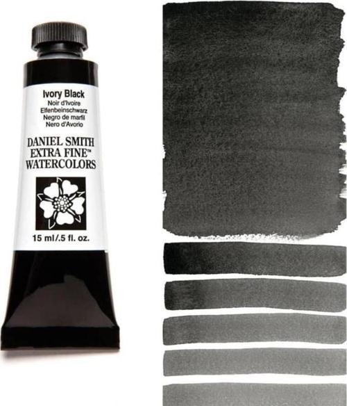 Extra Fine Tüp Suluboya 15 ml Seri 1 Ivory Black