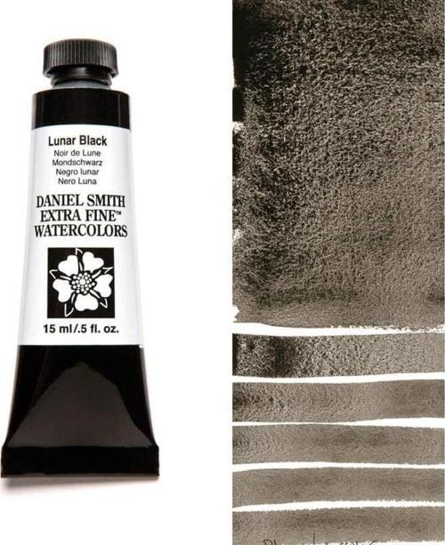 Extra Fine Tüp Suluboya 15 ml Seri 1 Lunar Black