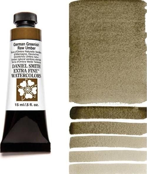 Extra Fine Tüp Suluboya 15 ml Seri 1 German Greenish Raw Umber