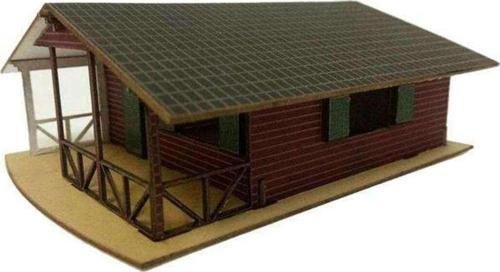 Maket 172 Ölçek Ev Verandalı Dağ Evi