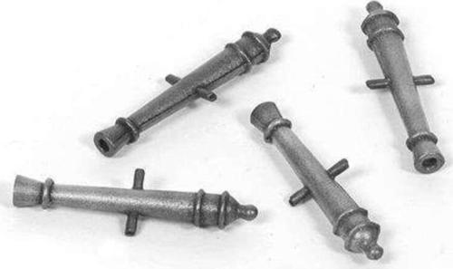 Occre Ocio Gemi Maketi Aksesuarı Savaş Gemisi Topu Uzunluk 27 Mm Çapı 4 Mm 4’Lü Paket N17022