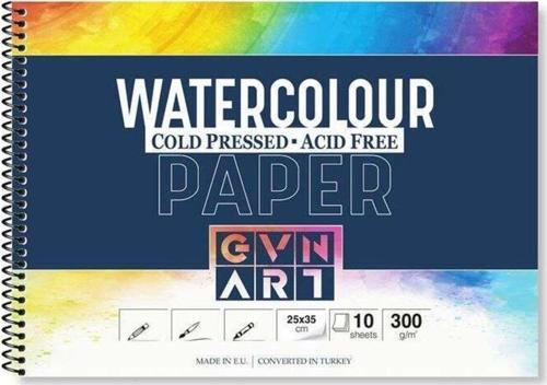 Sulu Boya Defteri Cold Press 300 G 25X35 Cm 10 Yaprak