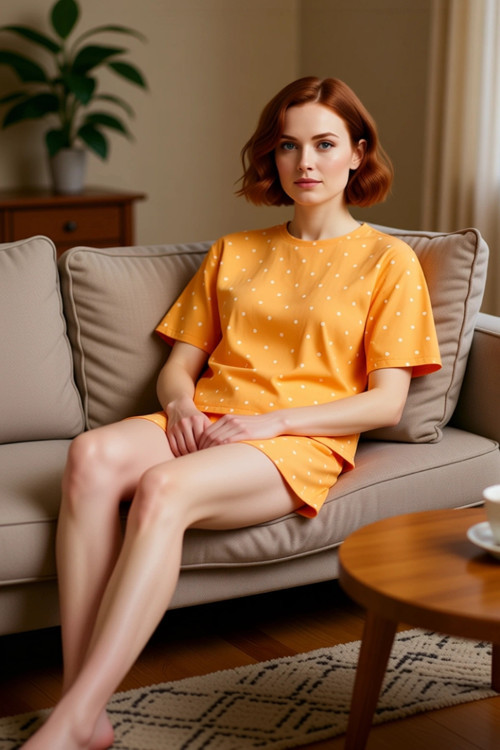 Kadın Kısa Kollu Regular Kalıp Pamuklu Pijama Takımı Uzun Ömürlü Premium Kalite Özel Tasarım