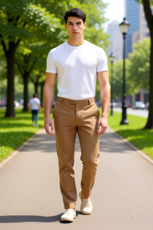 Erkek Chino Pantolon Boru Paça Slim Fit İtalyan Kesim Günlük Ve İş Hayatı Kaliteli Malzeme