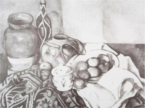 Sonnet Desenli Tuval 30X40Cm Still Life With Apples 142777
