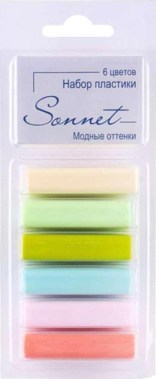 Sonnet Modelleme Hamuru 120Gr 6’Lı Fashion Shades Set 591031007