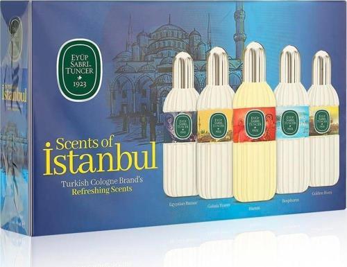 16 Ml Silindir Cam Şişe Kolonya 5'li Set - Scents Of İstanbul