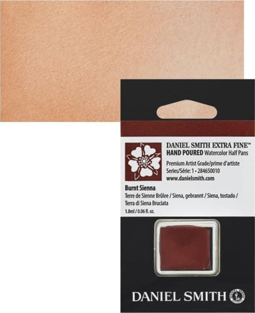 Extra Fine Yarım Tablet Sulu Boya Seri 1 Burnt Sienna