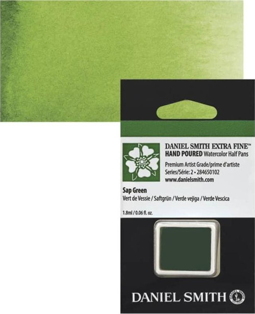 Extra Fine Yarım Tablet Sulu Boya Seri 2 Sap Green