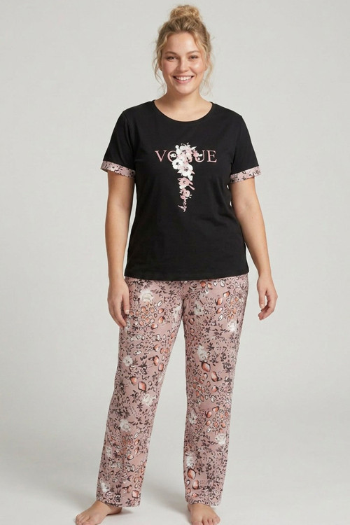 Büyük Beden Battal Boy Örme Pijama Takımı 24103691