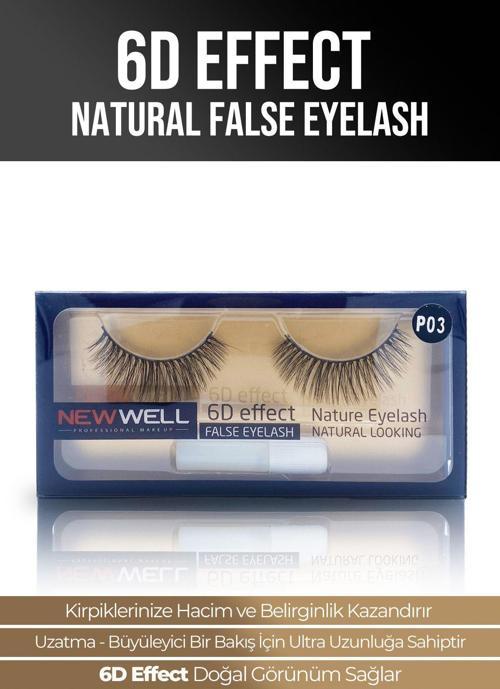 6D Effect Natural False Eyelash P03