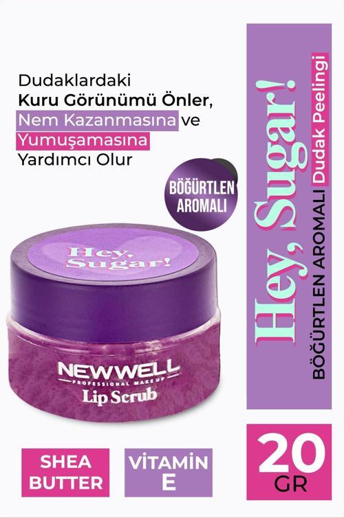 Hey Sugar! Böğürtlen Aromalı Dudak Peelingi 20gr