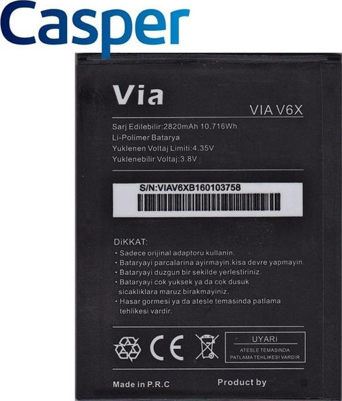 CASPER VİA V6X PİL BATARYA