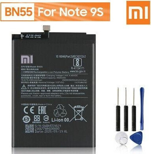 Xiaomi Redmi Note 9S BN55 Pil Batarya ve Tamir Seti