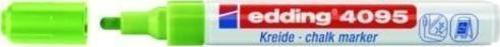 4095 Kara Tahta ve Cam için Likit Tebeşir Kalemi 3 mm Yuvarlak Uç AÇIK YEŞİL