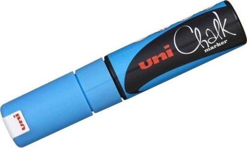 Chalk 8 mm Kesik Uç Su Bazlı Sıvı Tebeşir Kalemi A.Mavi