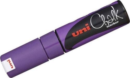 Chalk 8 mm Kesik Uç Su Bazlı Sıvı Tebeşir Kalemi Mor