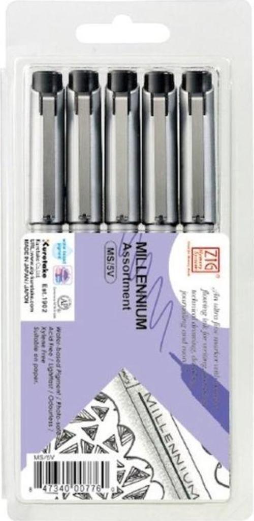 Millennium Teknik Çizim Kalemi 5'li Set SİYAH