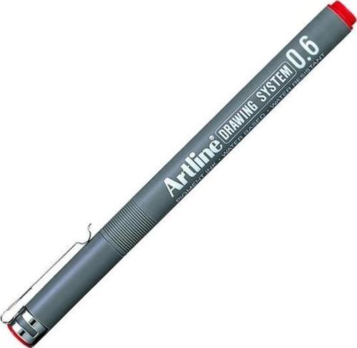 Drawing System Teknik Çizim Kalemi 0.6 mm Kırmızı