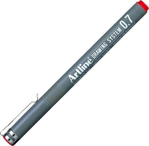 Drawing System Teknik Çizim Kalemi 0.7 mm Kırmızı