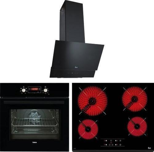 - Chef 9 Ankastre Set - (Hak 627 Bk Fırın + Tz 6415 Ocak + Tvt 60.1 Davlumbaz) - Siyah - 64000469