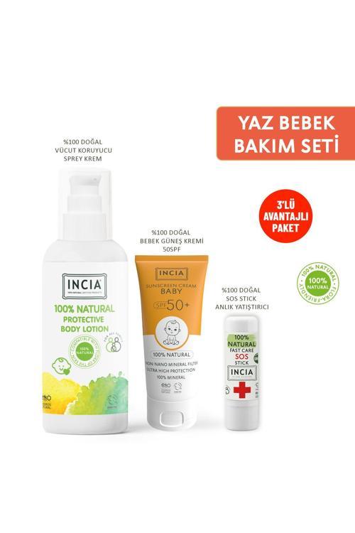 %100 Doğal Bebek Güneş Bakım Seti