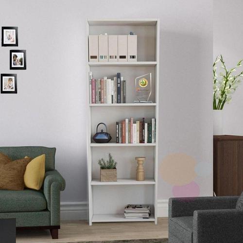 5 Raflı Kitaplık Kütüphane