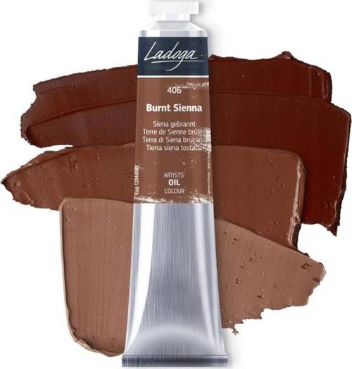 Ladoga Yağlı Boya 46 ml Burnt Sienna 406