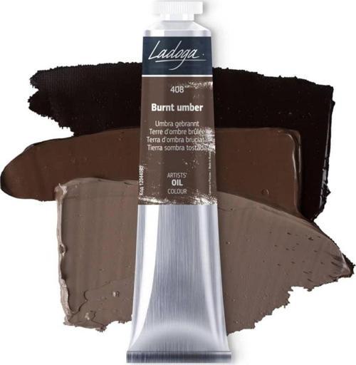 Ladoga Yağlı Boya 46 ml Burnt Umber 408