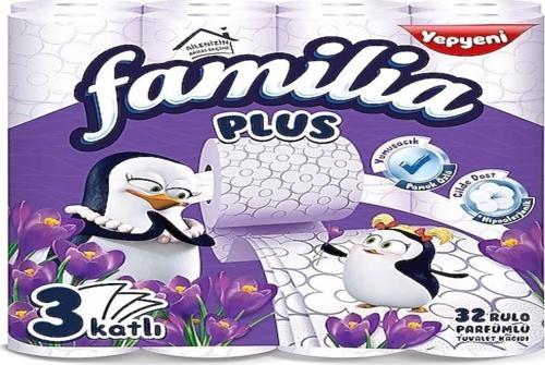 TUVALET KAGIDI 32 LI SIHIRLI CICEK MOR