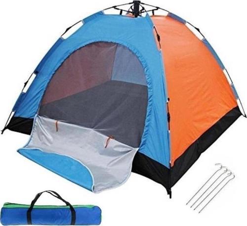 Otomatik Kurulumlu Kamp Çadırı 3 Kişilik (200x150x110)