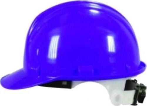 1537 Plastik İçlikli Vidalı Deliksiz Baret Mavi