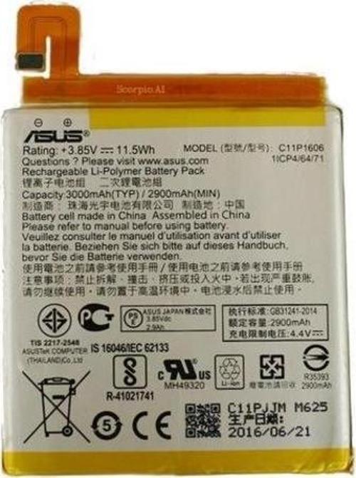 Asus ZenFone 3 Laser Pil Batarya ZC551KL C11P1606