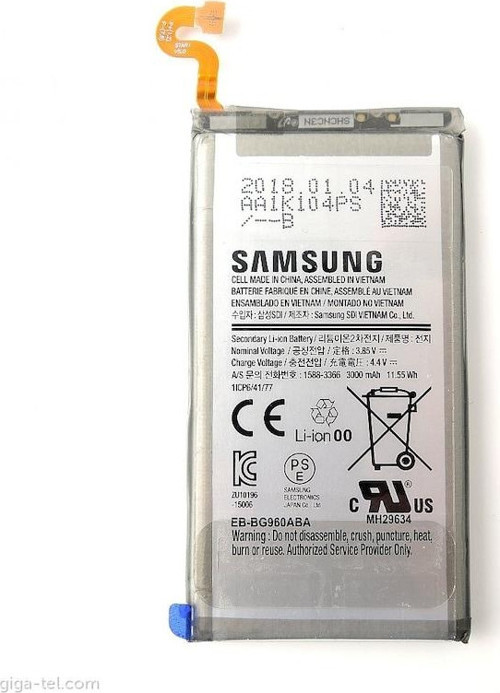 Samsung S9 Pil Batarya G960 EB-BG960ABA ve Tamir Seti