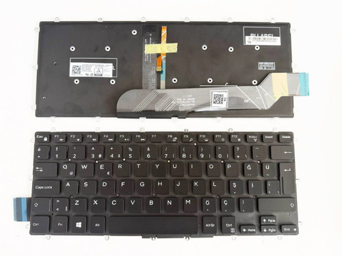 Dell Inspiron 14 7472 P74g001 Klavye Işıklı TuşTakımı Aydınlatmalı