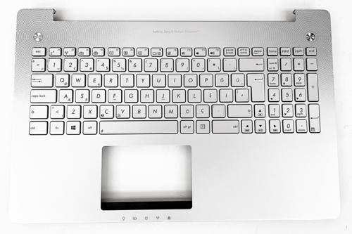 Asus ROG G550 G550J Gri RenkAydınlatmalı KLavye ve Üst kasası