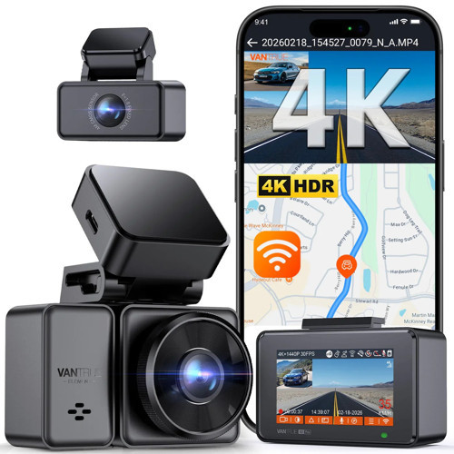 Element2 Pro 4K UHD + 2.7k Qhd 5ghz Wi-Fi Araç Içi Kamera