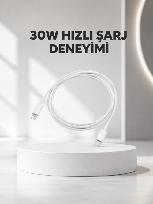 Yüksek Saflıkta Bakır Çekirdekli 30W Hızlı Şarj Kablosu