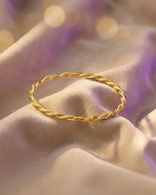 10 gr 22 Ayar Altın Bilezik Kıvırcık Yatırımlık İşçiliksiz - BZKIV10