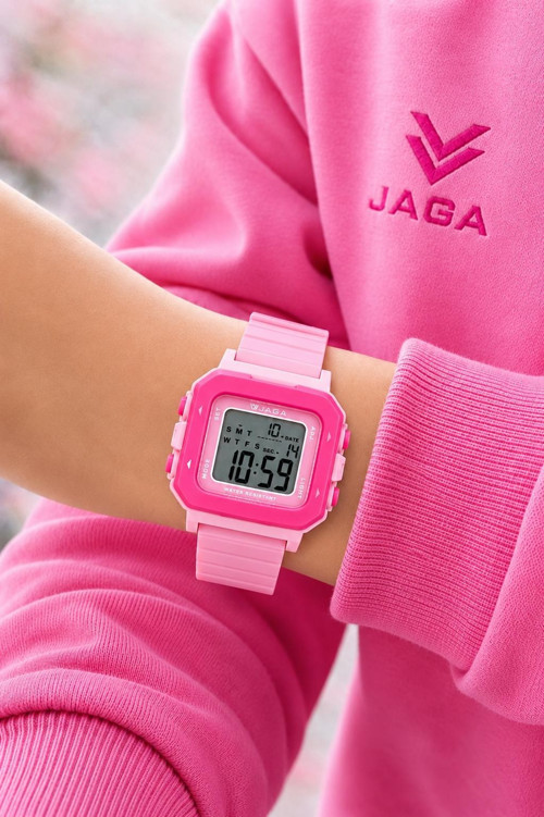 Unisex Dijital Çocuk Kol Saati 50 Mt Su Geçirmez Spor Silikon Kordonlu Alarm-Kronometreli JG.4