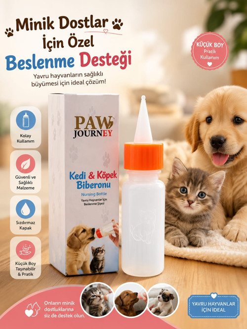 evcil hayvanlar için küçük boy biberon