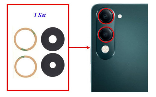 Vivo Y04 4G Uyumlu Kamera Lensi Kamera Camı