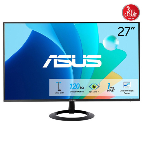 Vz279hg 27" 1ms, 120hz, Full Hd, Hdmı, Vga, Ips Led, Çerçevesiz Tasarım, Düşük Mavi Işık, Frees