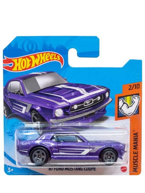 - '67 Ford Mustang Coupe - Mor - 2021 - GTB45 (1/64)