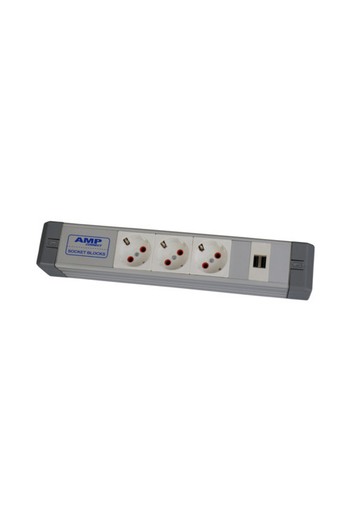 3 Şebeke + 2 Li Usb Şarj Ünitesi Bürotik Blok