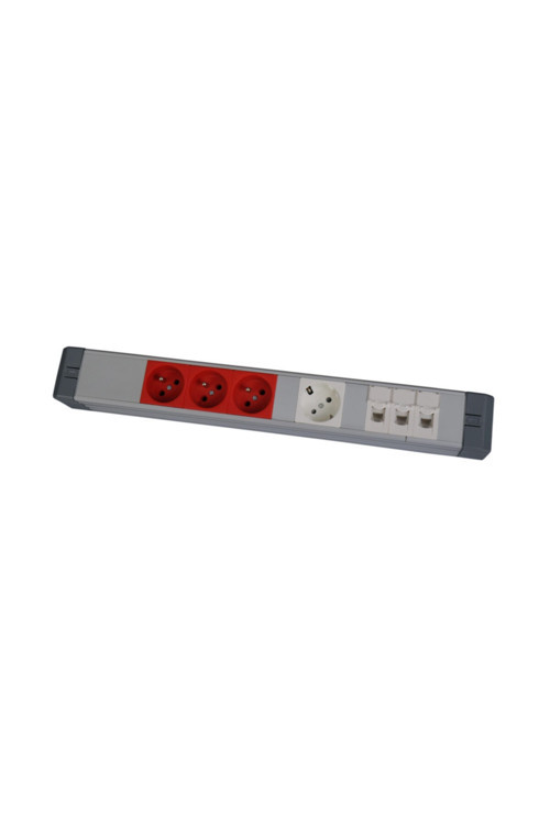 3 Ups + 1 Şebeke + 2 Data + 1 Telefon Prizli Bürotik Blok