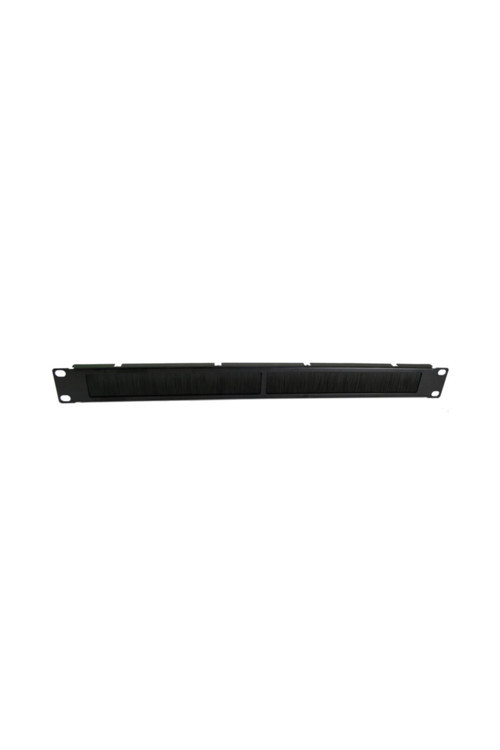 Connect 19" 1U Uyumlu Fırçalı Çift Bölmeli Organizer