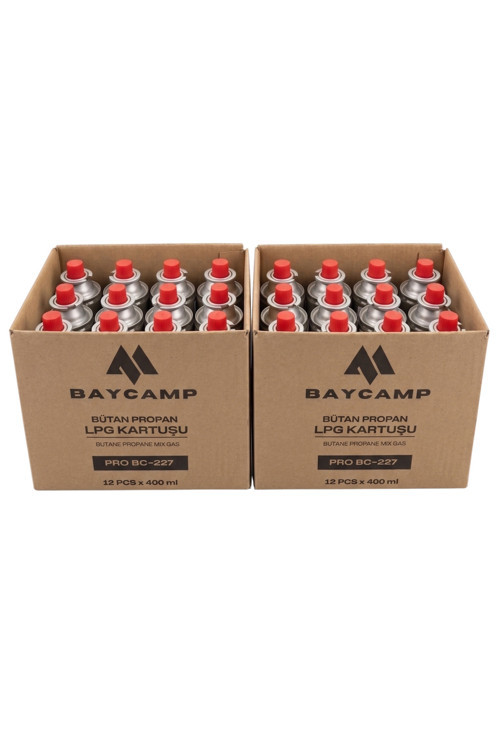 227Gr 400 Ml Butan Propan Lpg Kartuş – 24’Li Paket