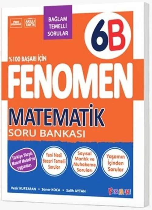 6. Sınıf Matematik Fenomen Soru Bankası Fenomen Okul Yayınları