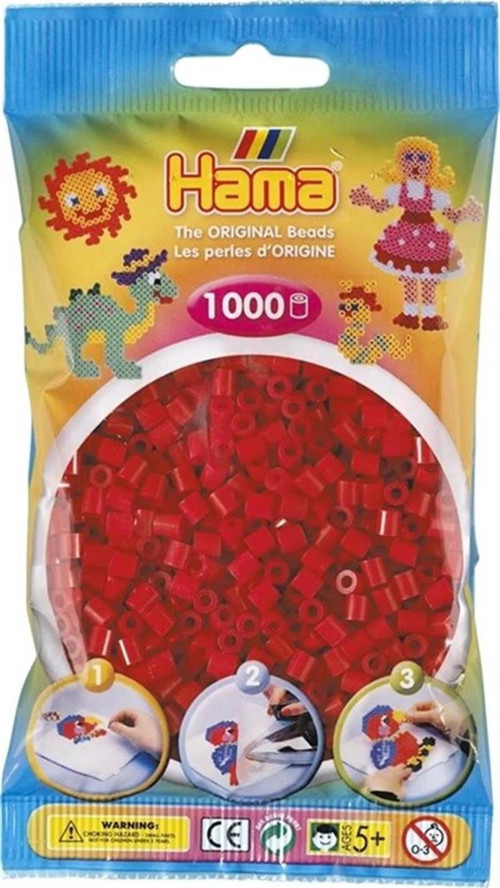 Midi Boncuk 1.000'lik - Koyu Kırmızı